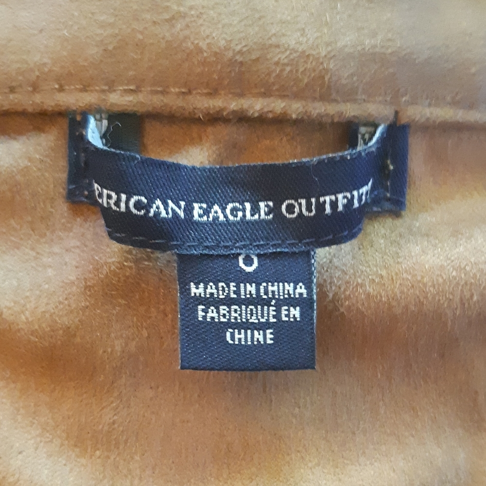 American Eagle outfitters | brown suede feel skirt - Picture 4 of 4